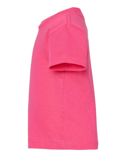 Rabbit Skins Infant Cotton Jersey Tee 3401 #color_Hot Pink
