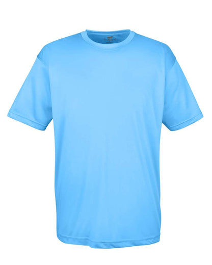 UltraClub Men's Cool & Dry Sport Performance Interlock T-Shirt 8420 #color_Columbia Blue