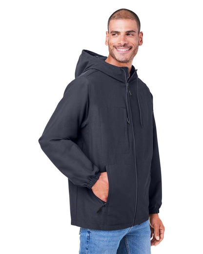 Harriton Unisex Flex Twill Hooded Jacket M73 #colormdl_Dark Charcoal