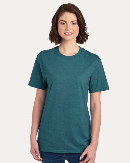 JERZEES Premium Blend Ring-Spun T-Shirt 560MR #colormdl_Digital Teal Heather