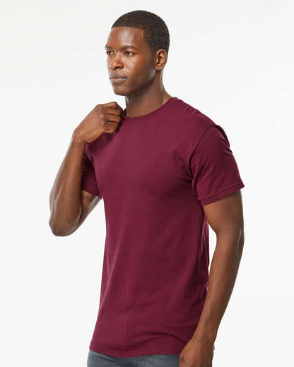 M&O Men's Gold Soft Touch T-Shirt 4800 #colormdl_Maroon
