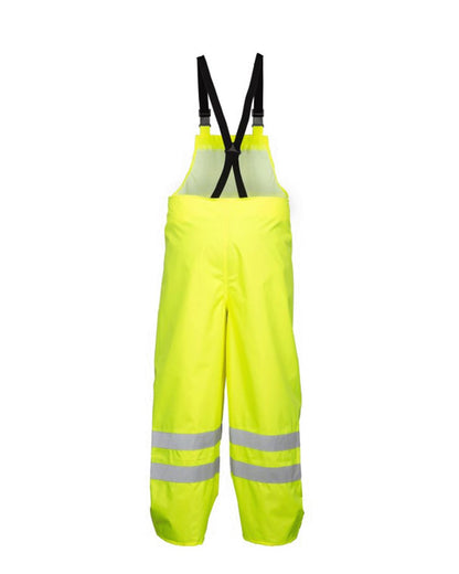 Kishigo Unisex Storm Stopper Rainwear Bib 9665P #color_Lime