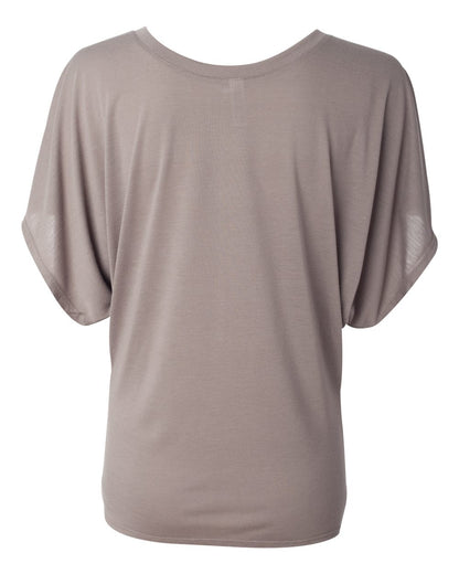 BELLA + CANVAS Women’s Flowy Draped Dolman Tee 8821 #color_Pebble Brown