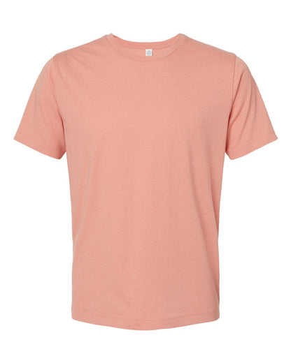 Alternative Cotton Jersey CVC Go-To Tee 1070CV #color_Heather Sunset Coral