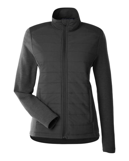 Devon & Jones Women's New Classics® Charleston Hybrid Jacket DG704W #color_Black/ Melange Black