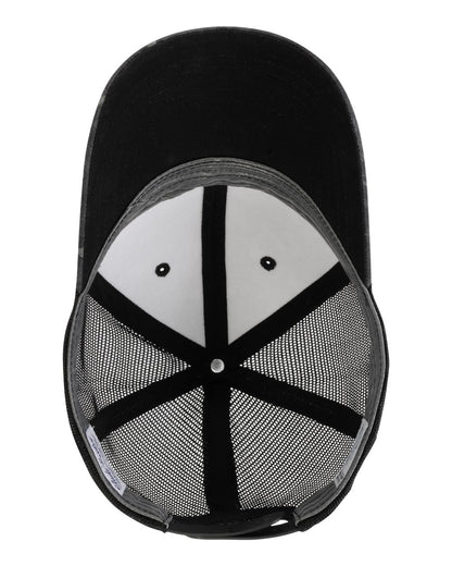 Infinity Her Women's Modern Trucker Cap CHARLIE #color_Black Leopard/ Black