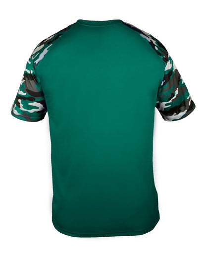 Badger Men's Camo Sport T-Shirt 4141 #color_Forest/ Forest Camo