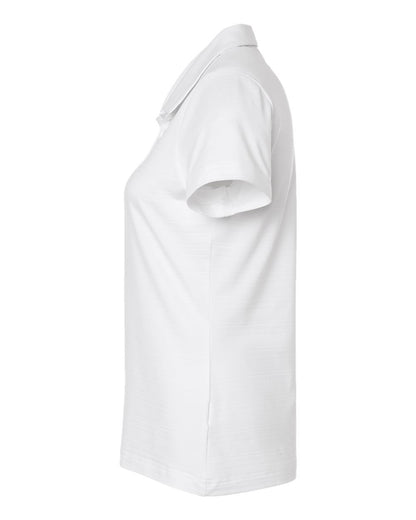 Adidas Women's Textured Stripe Polo A707 #color_White