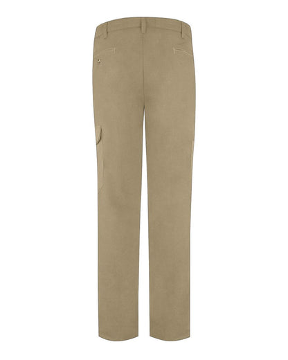 Bulwark Men's Extended Sizes Cooltouch® 2 Cargo Pocket Pants PMU2EXT #color_Khaki - Unhemmed
