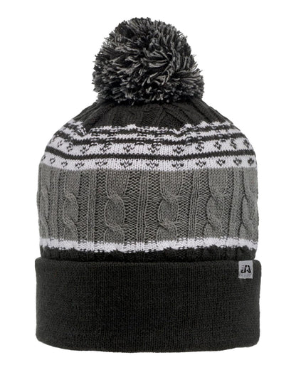 J. America Altitude Knit Beanie 5002 #color_Black