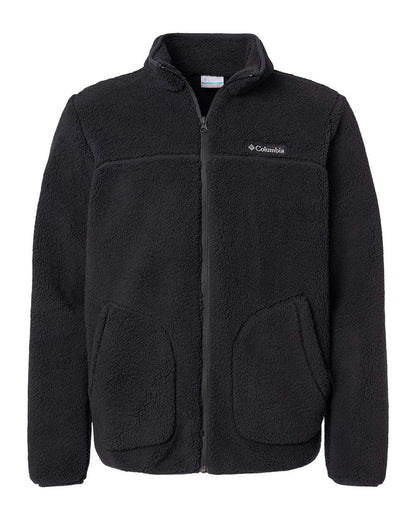 Columbia Men's Rugged Ridge™ II Sherpa Fleece Full-Zip 191111 #color_Black