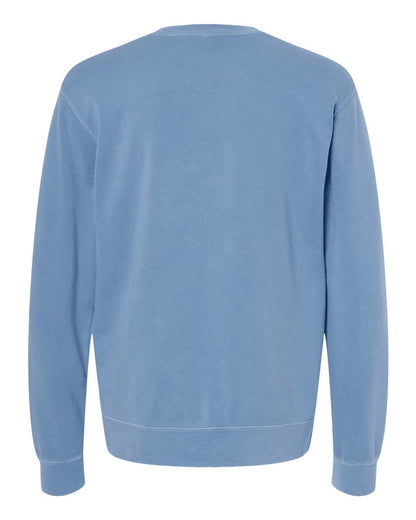 Independent Trading Co. Midweight Pigment-Dyed Crewneck Sweatshirt PRM3500 #color_Pigment Light Blue