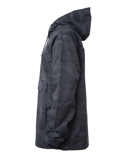 Independent Trading Co. Nylon Anorak EXP94NAW #color_Black Camo