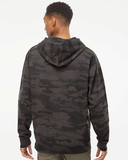 Independent Trading Co. Unisex Midweight Hooded Sweatshirt SS4500 #colormdl_Black Camo
