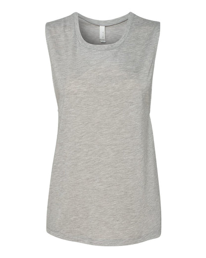 BELLA + CANVAS Women's Flowy Scoop Muscle Tank 8803 #color_Athletic Heather