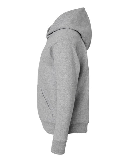 LAT Youth Fleece Hoodie Sweatshirt 2296 #color_Heather