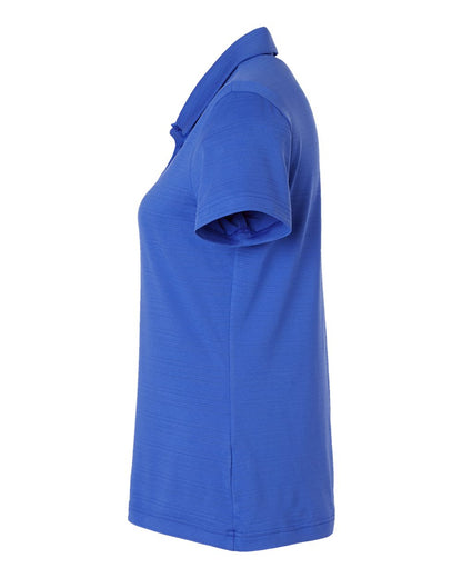 Adidas Women's Textured Stripe Polo A707 #color_Bright Royal