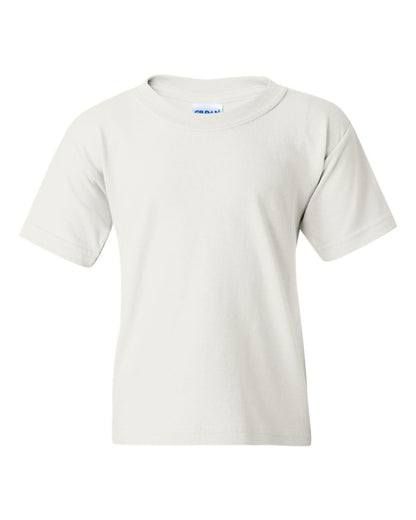 Gildan Youth Heavy Cotton™ T-Shirt 5000B #color_White