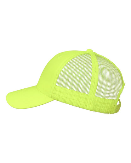 Valucap Mesh-Back Twill Trucker Cap VC400 #color_Neon Yellow