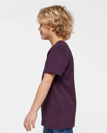 LAT Youth Fine Jersey Tee 6101 #colormdl_Plum