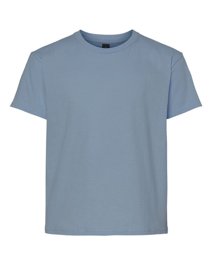 Gildan Youth Light Cotton T-Shirt 3000B #color_Stone Blue