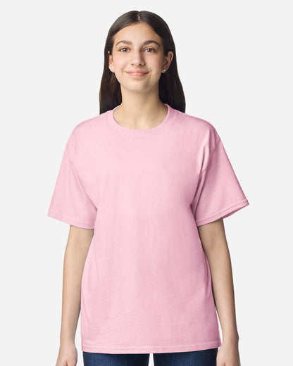 Gildan Youth Light Cotton T-Shirt 3000B #colormdl_Light Pink