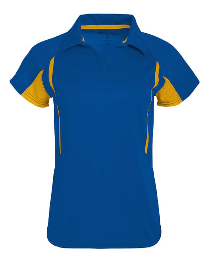 Holloway Women's Two-Tone Avenger Polo 222730 #color_Royal/ Light Gold