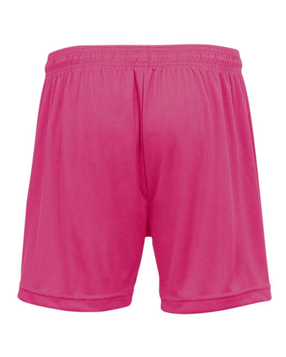 Badger Women's B-Core 5" Inseam Shorts 4116 #color_Hot Pink