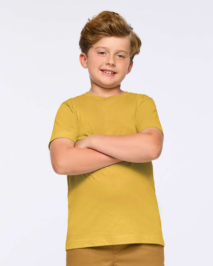 LAT Youth Fine Jersey Tee 6101 #colormdl_Mustard