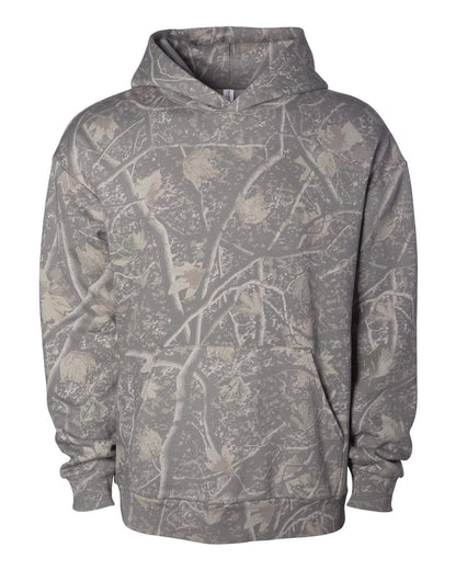 Independent Trading Co. Unisex Boulevard Heavyweight Hooded Sweatshirt IND330BLV #color_Deadwood Camo