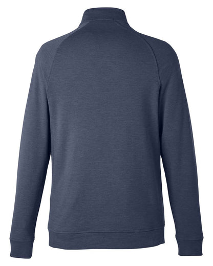 Devon & Jones Men's New Classics® Charleston Quarter-Zip Pullover DG481 #color_Navy Melange