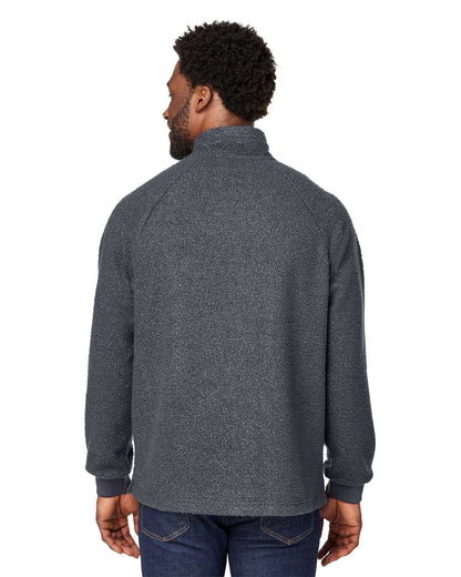 North End Men's Aura Sweater Fleece Quarter-Zip Pullover NE713 #colormdl_Carbon/ Carbon