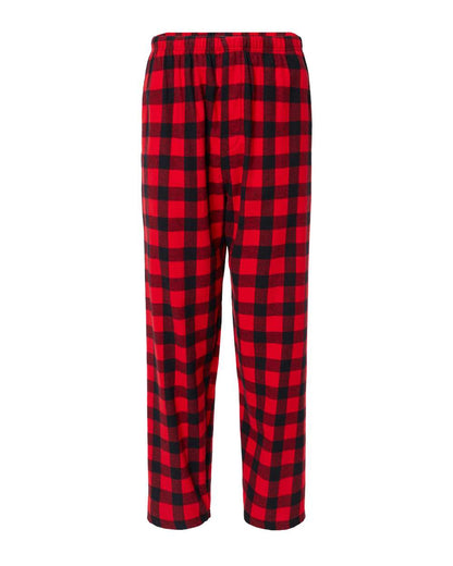 Boxercraft Harley Flannel Pants BM6624 #color_Red/ Black Buffalo