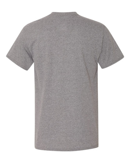 Gildan Unisex Heavy Cotton™ Pocket T-Shirt 5300 #color_Graphite Heather