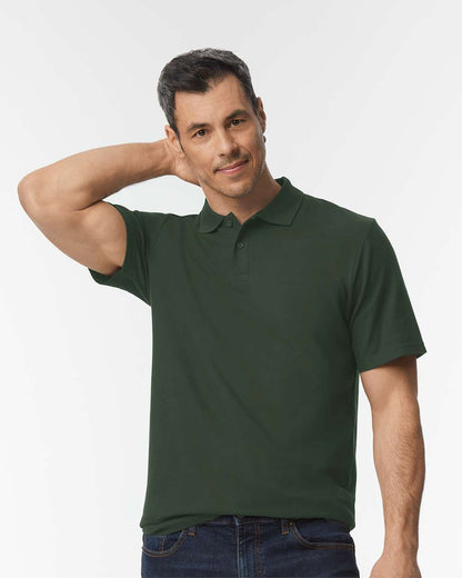 Gildan Softstyle® Adult Pique Polo 64800 #colormdl_Forest Green