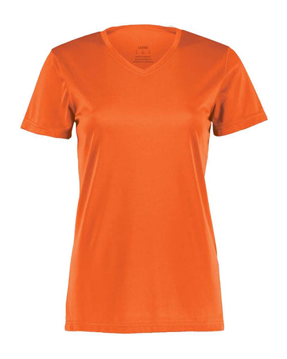 Augusta Sportswear Women's Nexgen Wicking V-Neck T-Shirt 1790 #color_Orange