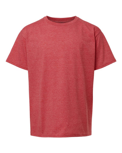 Gildan Youth Softstyle® T-Shirt 64000B #color_Heather Red