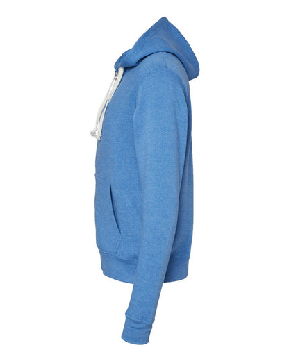 J. America Men's Triblend Full-Zip Hooded Sweatshirt 8872 #color_Cool Royal Triblend