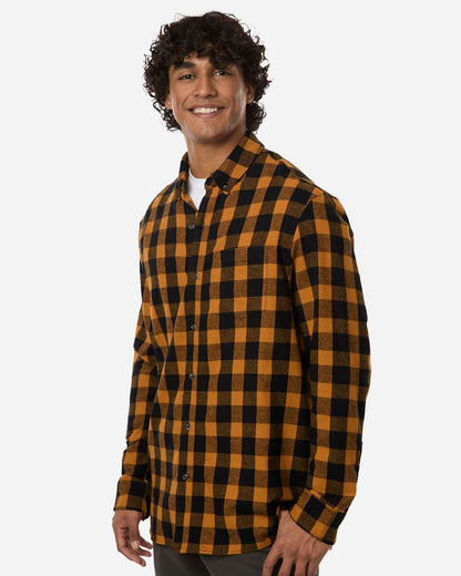 Boxercraft Men's Flannel Button Down Shirt BU7401 #colormdl_Tobacco/ Black Buffalo