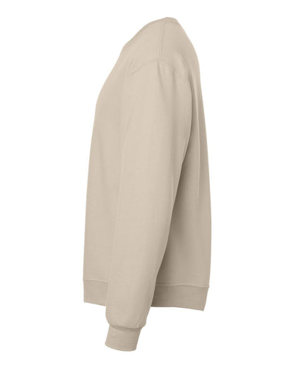 JERZEES Unisex Ultimate CVC Crewneck Sweatshirt IC48MR #color_Putty