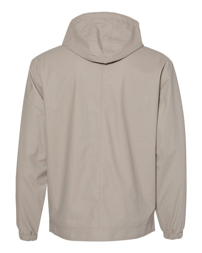 Weatherproof Unisex Vintage Hooded Rain Jacket 193910 #color_Khaki