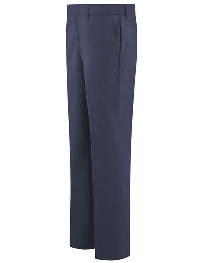Dickies Women's Premium Flat Front Pants FP21 #color_Dark Navy - 37 Unhemmed