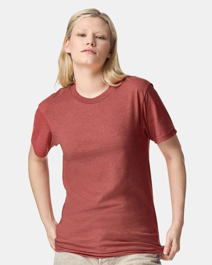 American Apparel Unisex CVC Tee 2001CVC #colormdl_Heather Canyon