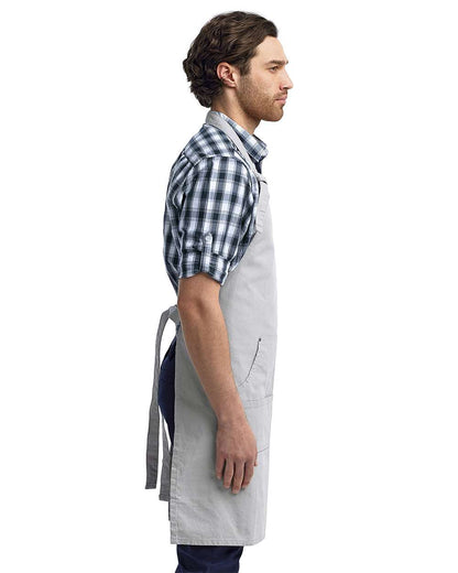 Artisan Collection by Reprime Calibre Heavy Cotton Canvas Pocket Apron RP137 #colormdl_Silver