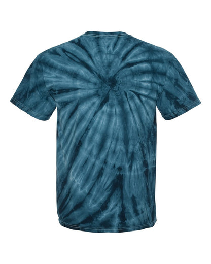 Dyenomite Cyclone Pinwheel Tie-Dyed T-Shirt 200CY #color_Navy