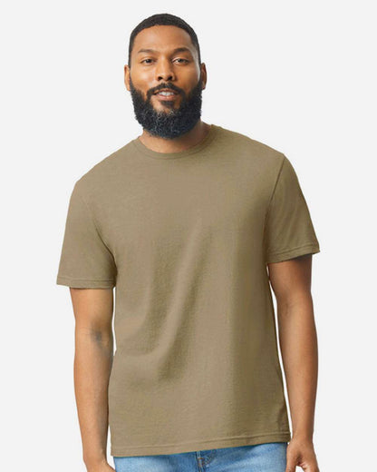 Gildan Unisex Softstyle® CVC T-Shirt 64000CVC #colormdl_Dune Mist
