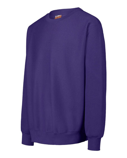 MV Sport Unisex Pro-Weave® Crewneck Sweatshirt 496 #color_Athletic Purple