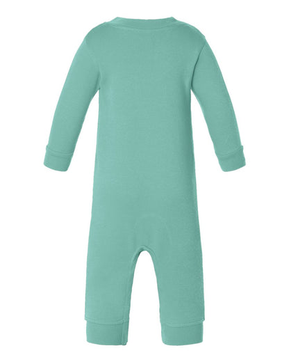 Rabbit Skins Infant Fleece One-Piece 4447 #color_Saltwater