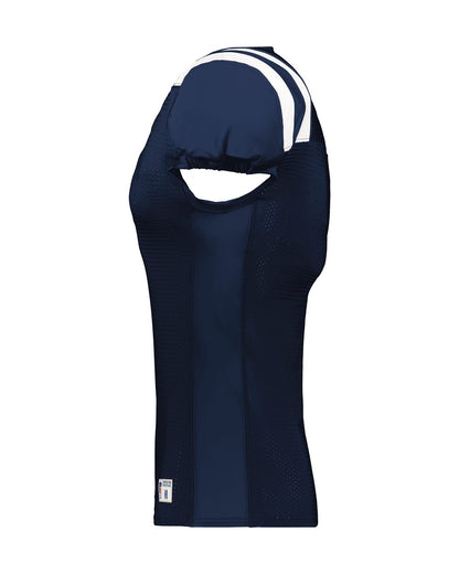 Russell Athletic Unisex Canton Football Jersey R0100M #color_Navy/ White