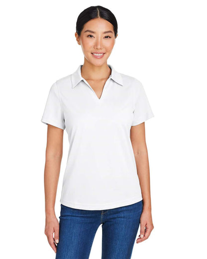 CORE365 Women's Market Snag Protect Mesh Polo CE104W #colormdl_White